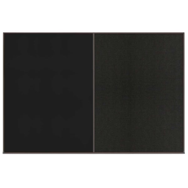 Enclosed Corkboard, 1 Door, 72"x36", 4" Fra